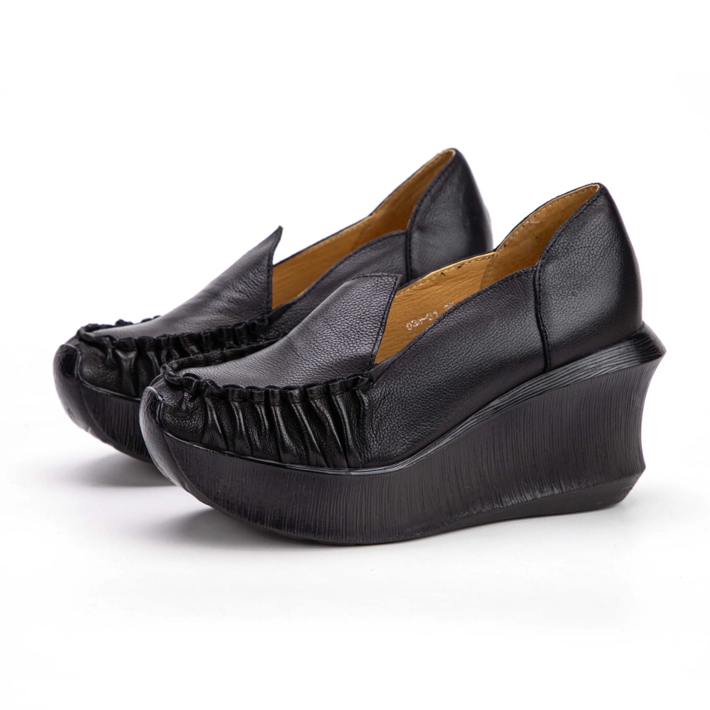 Women's Slip On Thick Heel Platform Shoes Wedge WR936-31