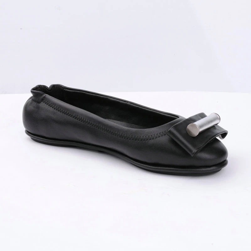 Women Genuine Leather Soft Ballet Flat Ballerina 1126