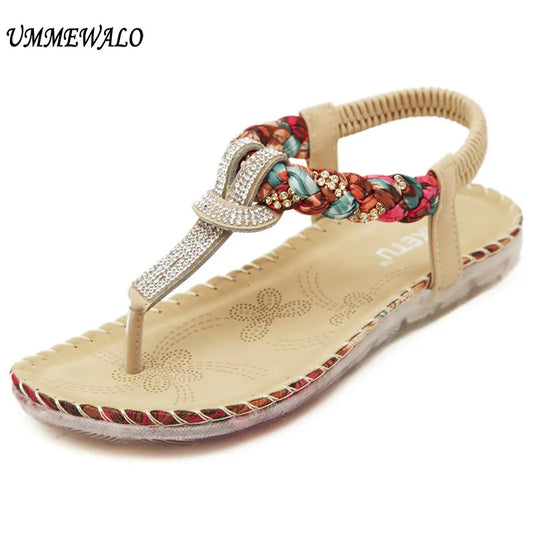Women T-strap Flip Flops Sandals