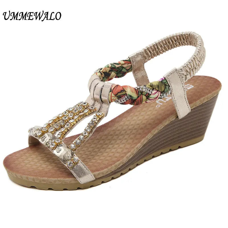 Women Summer Sandals Wedges Gladiator Sandals 2631