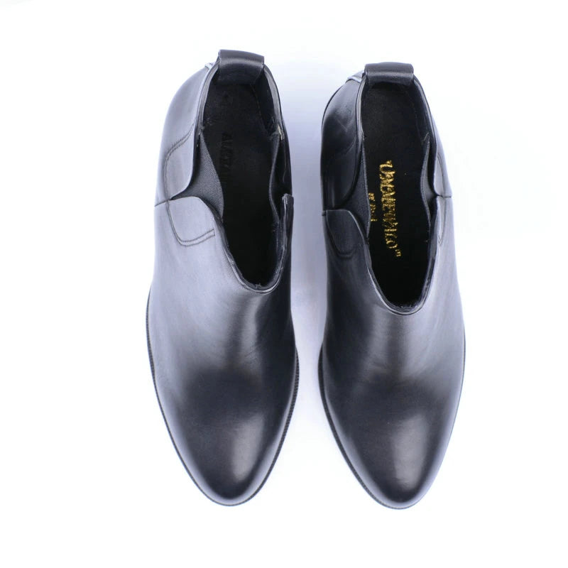 Women Boots Genuine Leather High Heel Boots