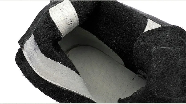 Women Round Toe Genuine Leather Ankle Boots 9623