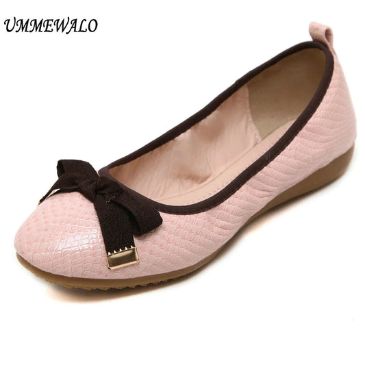 Women Patent Leather Soft Ballet Flat Ballerina Shoes 3762-1