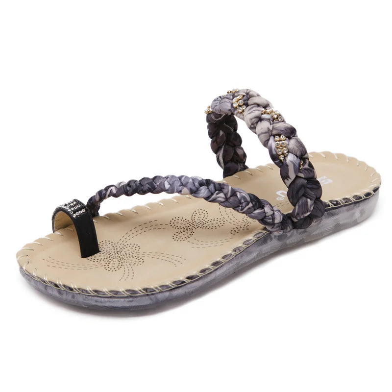 Women Summer Slippers Flip Flops Thong Sandals 5273