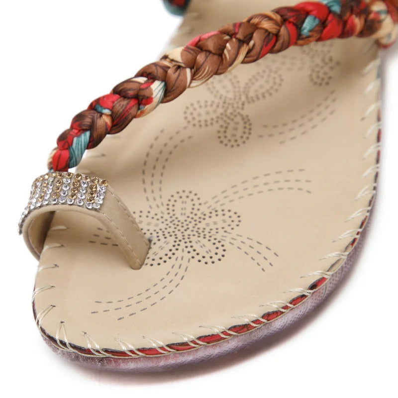 Women Summer Slippers Flip Flops Thong Sandals 5273