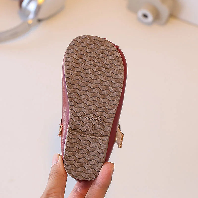 Children's Soft Sole Mary Jane Leather Shoes