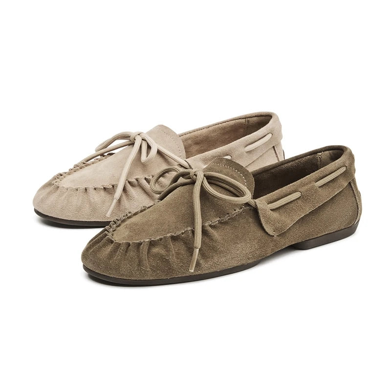 Women Loafers Casual Leather Shoes 3182-1