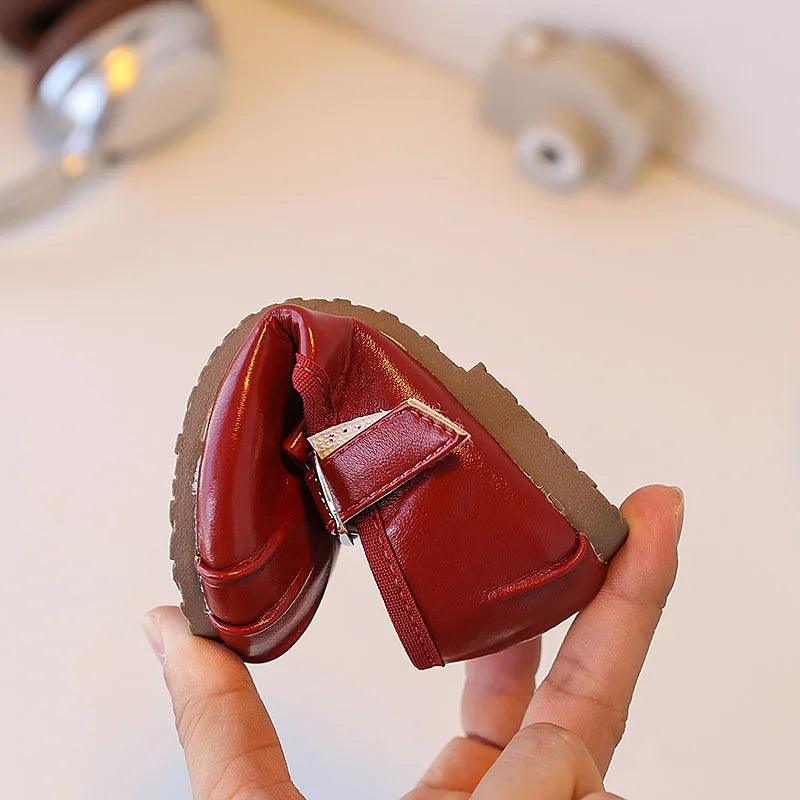 Children's Soft Sole Mary Jane Leather Shoes