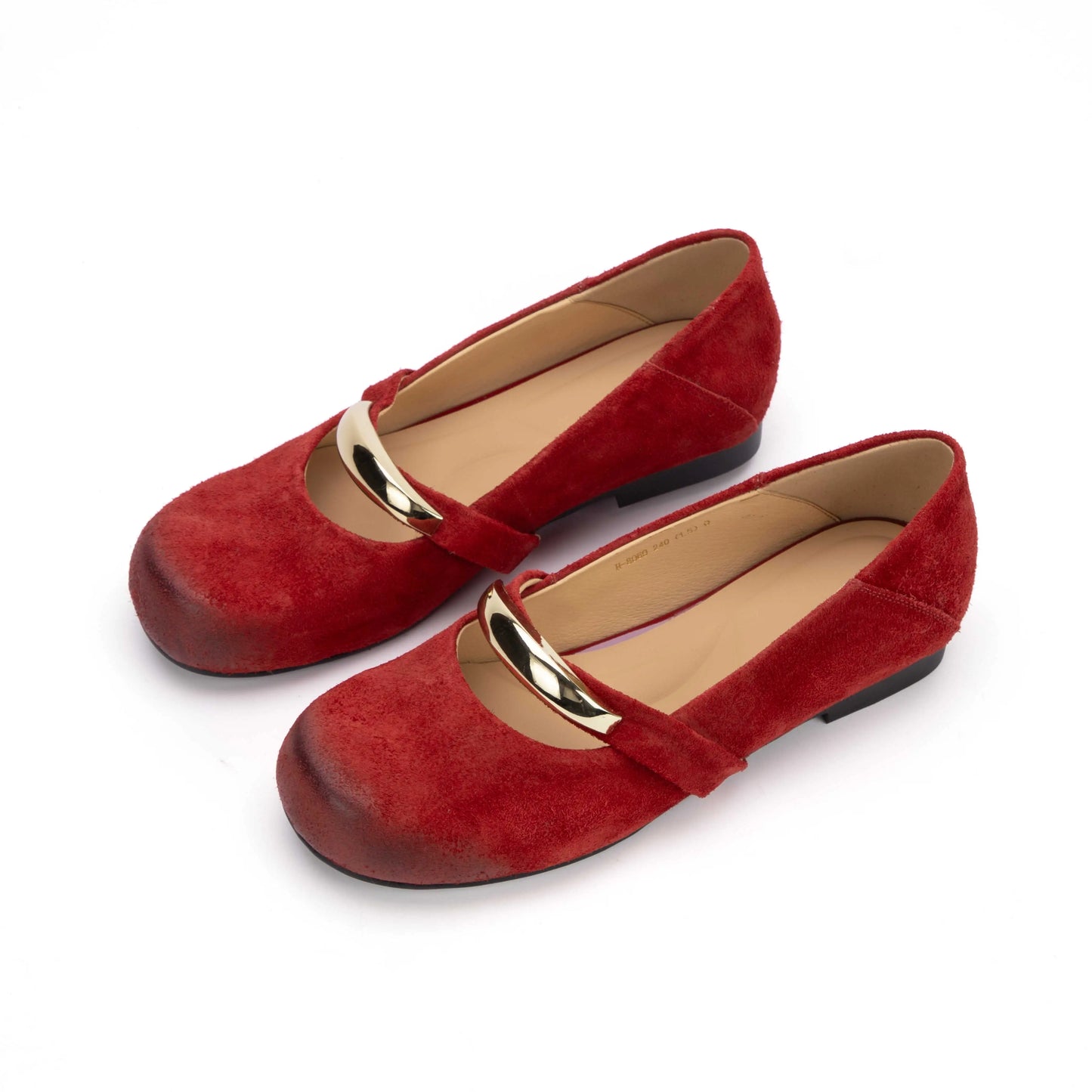 Soft Suede Leather Flat Shoes Women Casual Round Toe Ballet Shoes
