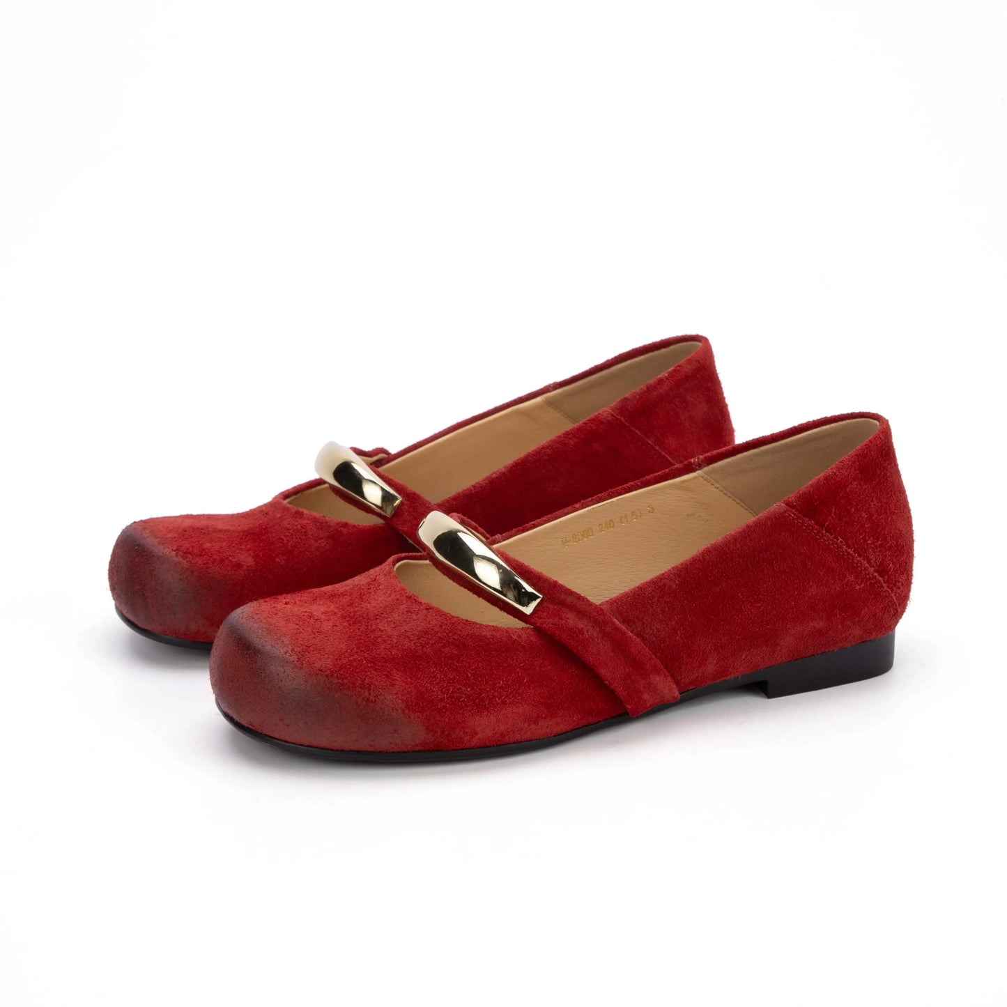 Soft Suede Leather Flat Shoes Women Casual Round Toe Ballet Shoes