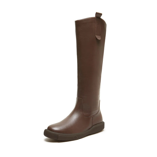 Women Genuine Leather Over Knee Tall Boots 6219-1