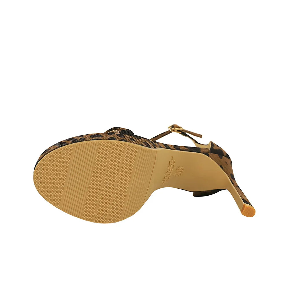 Women Leopard Cloth Gradient Super High Pumps 3622-4