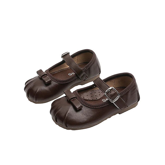 Children's Soft Sole Mary Jane Leather Shoes