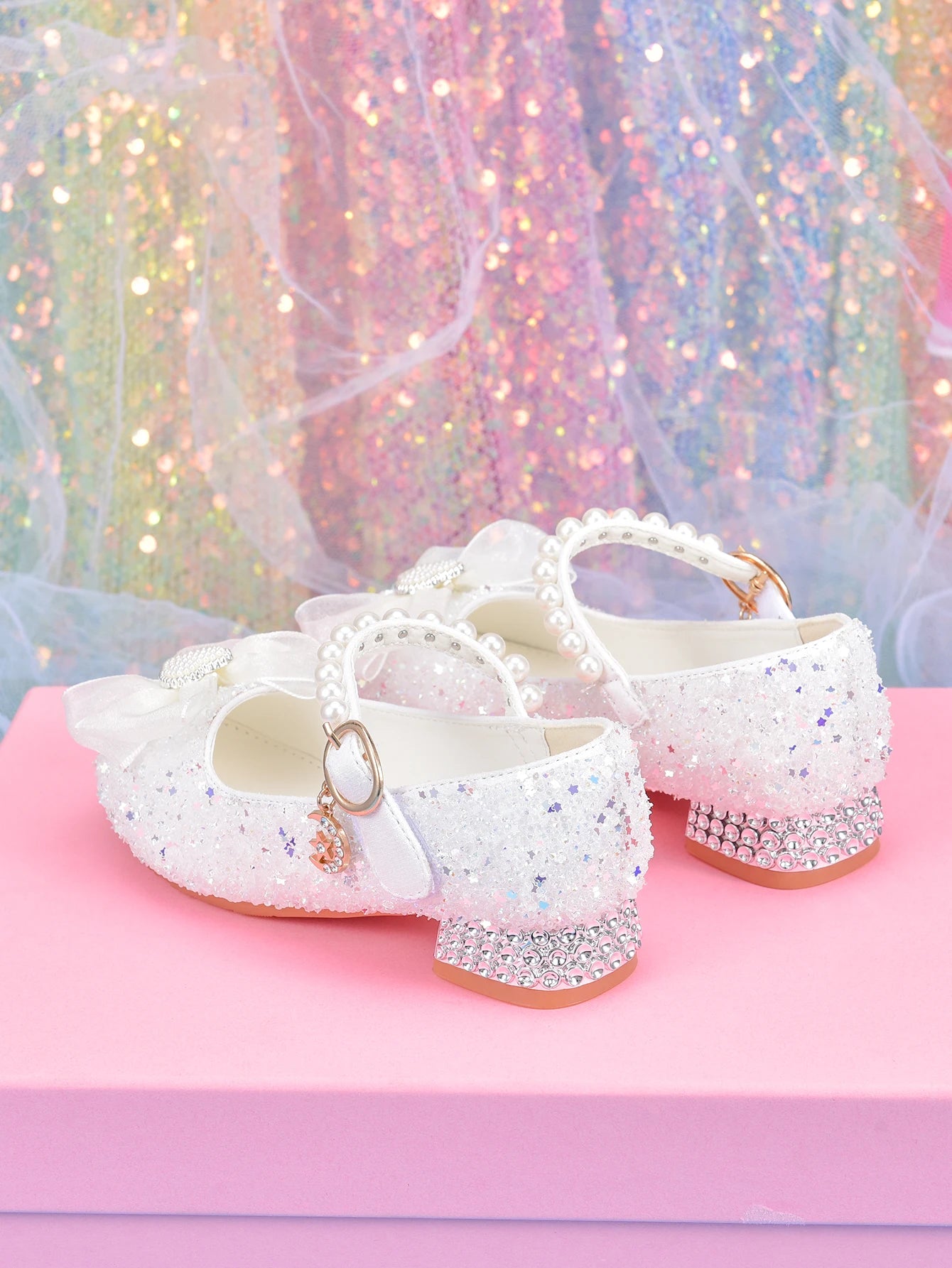 Girls' White Princess Style Shoes Children's Dress Shoes