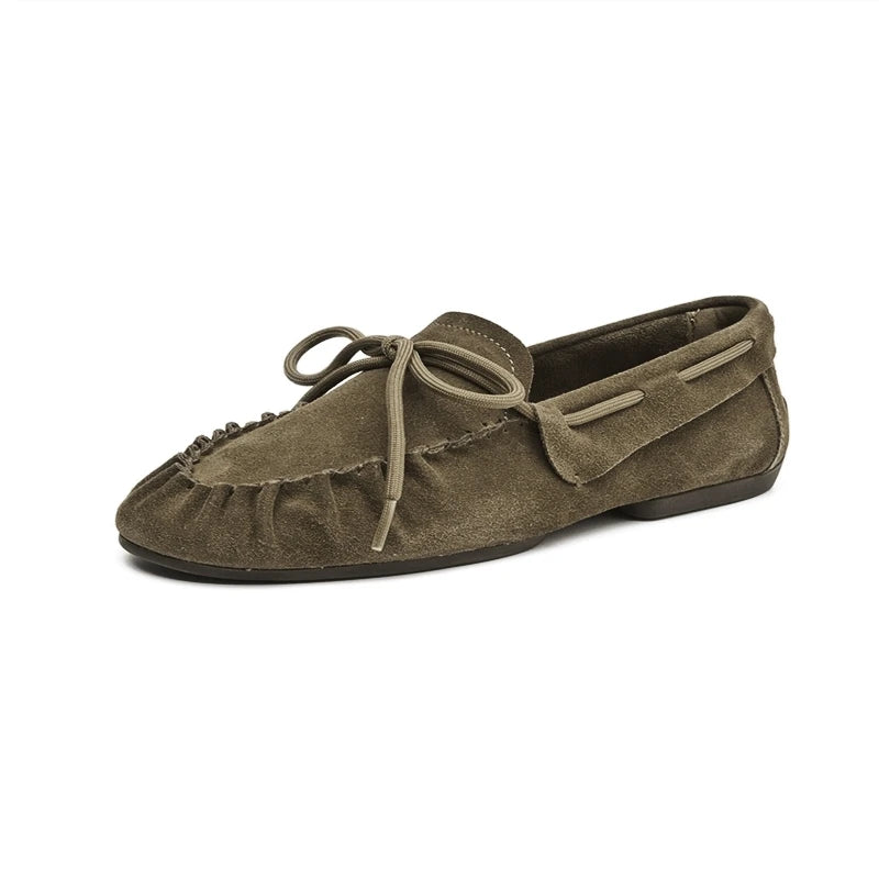 Women Loafers Casual Leather Shoes 3182-1