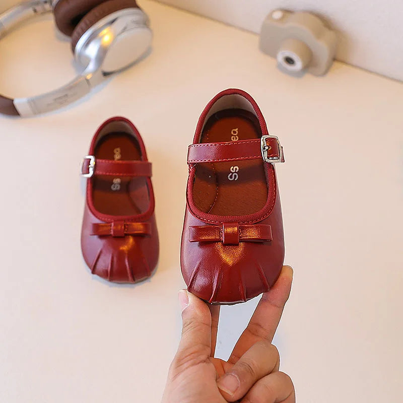 Children's Soft Sole Mary Jane Leather Shoes